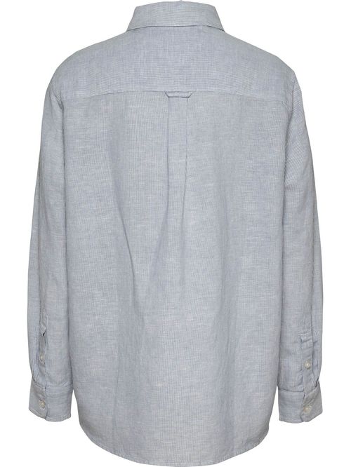 Camisa lino de corte relaxed