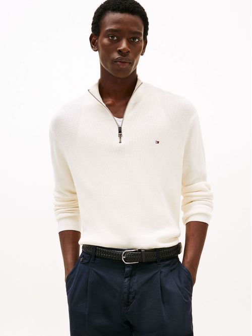 Sweater medio cierre regular fit