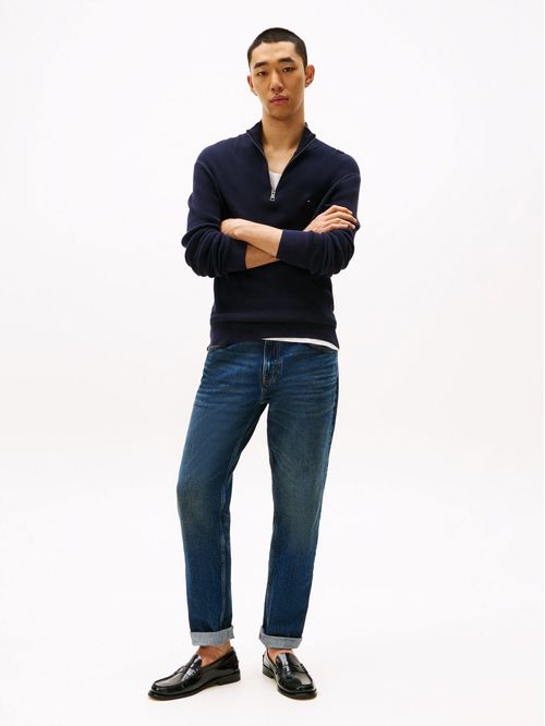 Sweater medio cierre regular fit