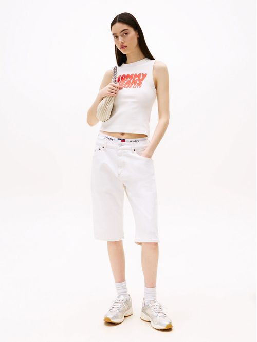 Musculosa con logo slim fit