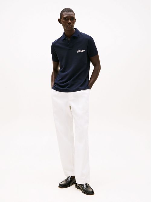 Chomba con logo bordado regular fit