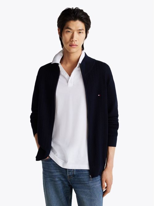 Cárdigan de punto con cierre