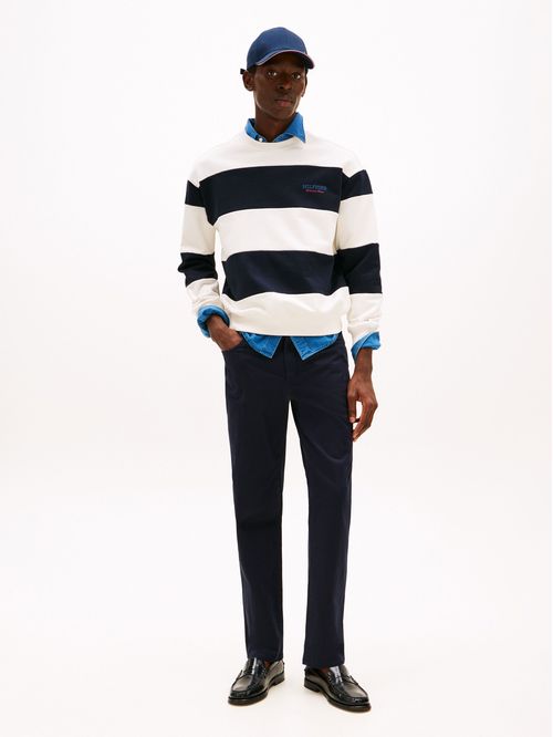 Pantalón de gabardina corte recto