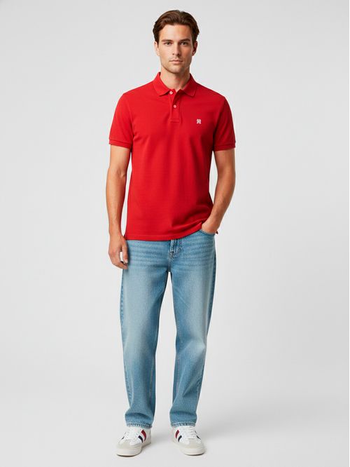 Chomba con logo bordado TH