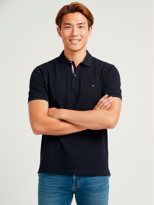 Chomba de algodón regular fit