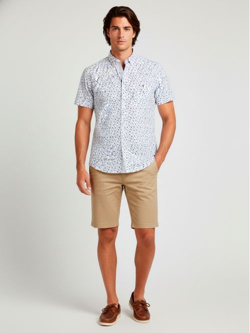 Camisa con estampado floral regular fit