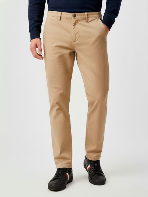 Pantalón de gabardina corte recto