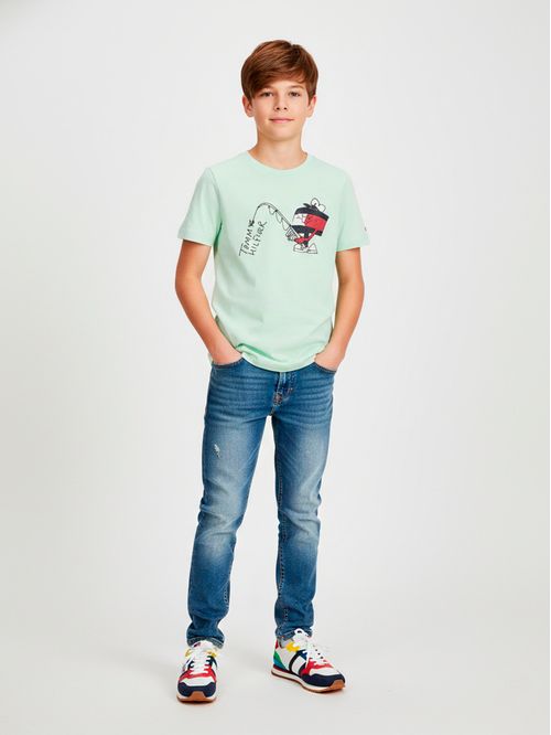 Remera estampada regular fit