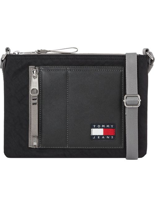 Cartera cruzada surplus con logo