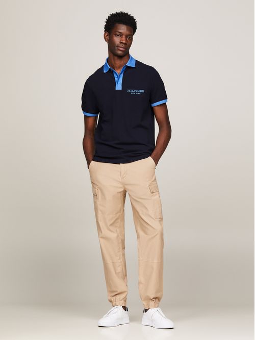 Chomba regular con logo del monotipo Hilfiger