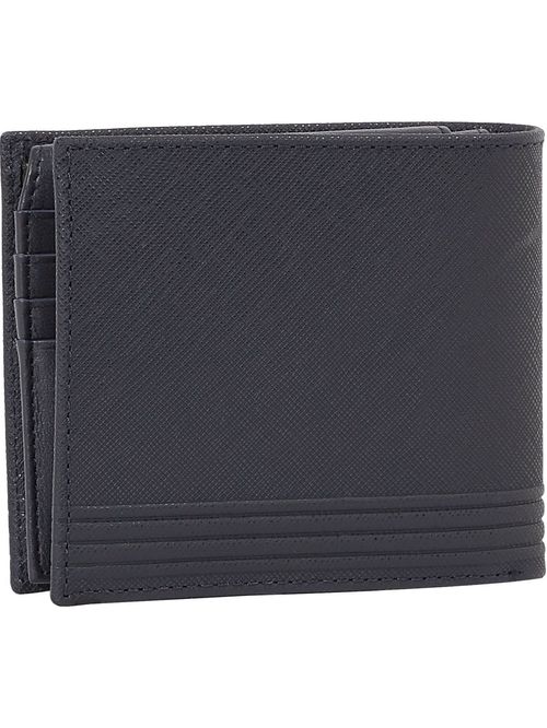 Billetera plegable TH Business de cuero