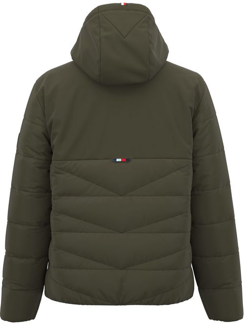 Campera con capucha y cierre de cremallera