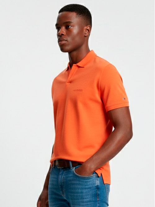 Chomba de algodón sin botones regular fit